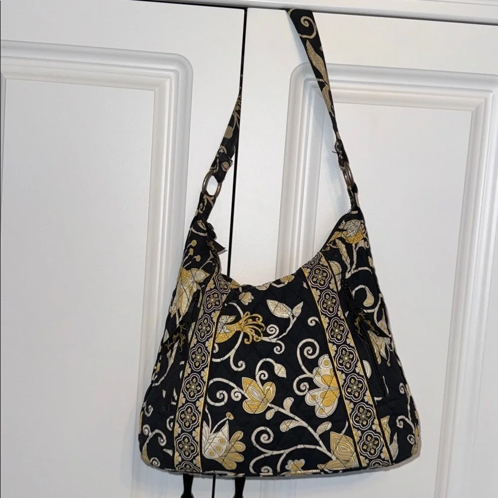 Vera Bradley Hobo Shoulder Bag Retired Yellow Bird